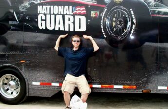 Michael MJ The Terrible Johnson National Guard Indy Car Photo