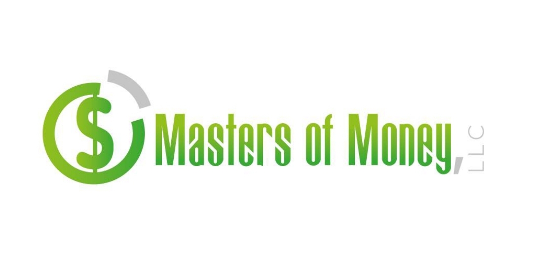 Masters of Money Original Missing Link Green and Silver Logo Graphic