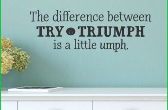Masters of Money LLC Difference Between Try and Triumph Picture Quote