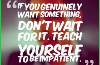Masters of Money LLC Teach Yourself To Be Impatient Picture Quote