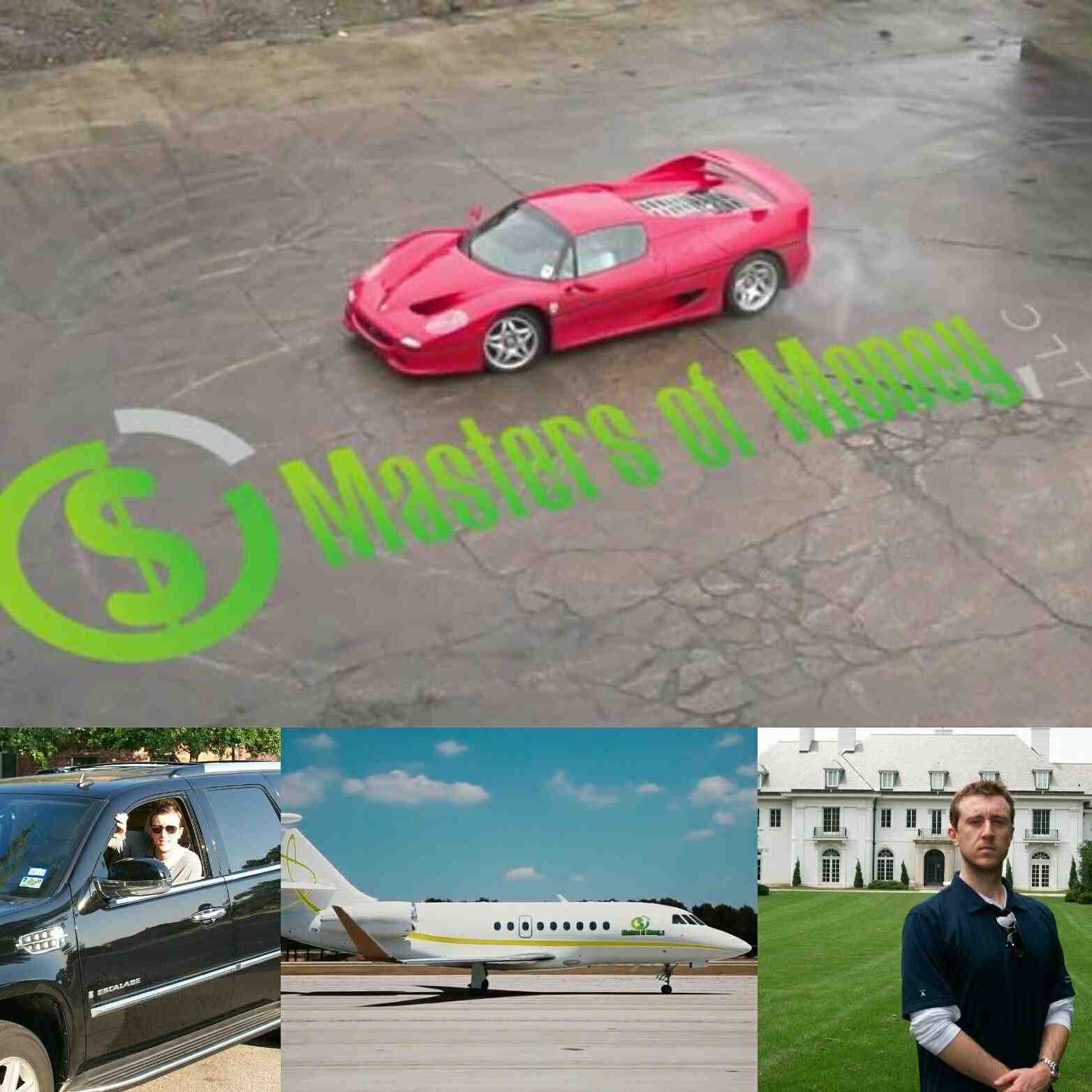 Masters of Money LLC and Michael MJ The Terrible Johnson Ferrari Cadillac Jet Mansion Collage