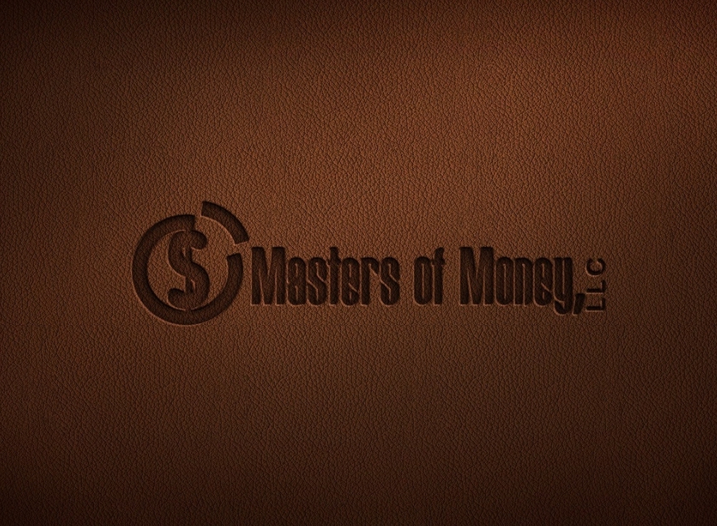 Masters of Money LLC Full Grain Leather Logo