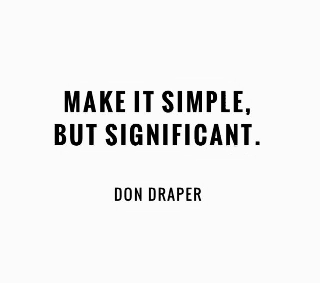 Masters of Money LLC Make It Simple But Significant Picture Quote