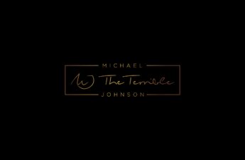 MICHAEL "MJ THE TERRIBLE" JOHNSON BLACK AND GOLD LOGO