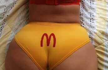 Malia May Johnson Sexy McDonalds Underwear Picture