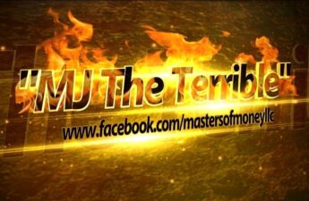 "MJ The Terrible" Masters of Money LLC Facebook Page On Fire Graphic