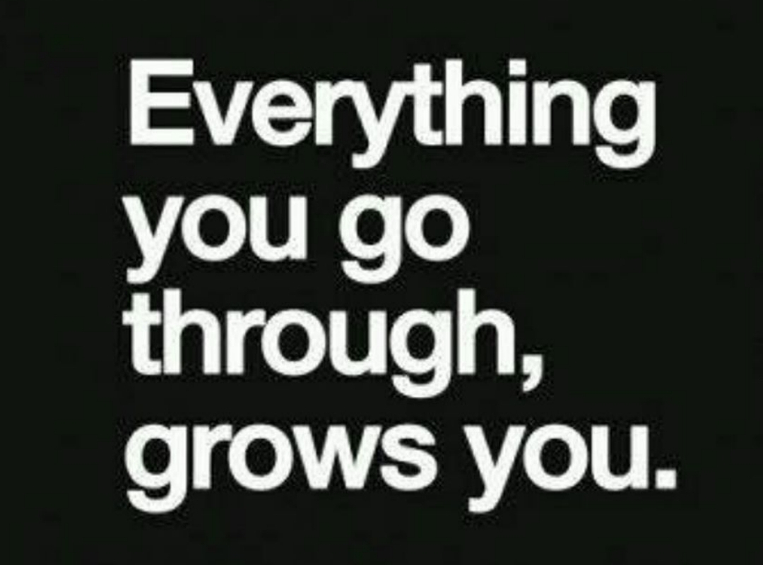 Masters of Money LLC Everything you go through grows you Quote Photo