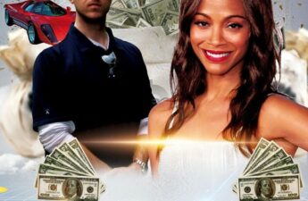 The Adventures of MJ The Terrible Mock Movie Poster with Michael MJ The Terrible Johnson and Zoe Saldana Picture