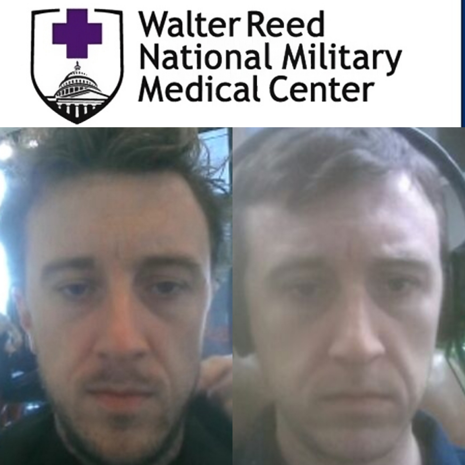 Walter Reed Military Medical Center Michael "MJ The Terrible" Johnson Haircut Shave and Mental Health Assessment Collage