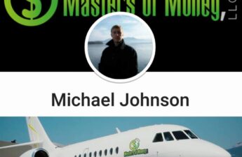 Masters of Money LLC Michael Johnson Company Jet Photo Collage