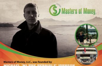 Michael "MJ The Terrible" Johnson Masters of Money LLC Founder Black White and Color Poster