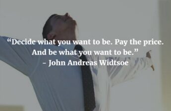 Masters of Money LLC Decide what you want to be. Picture Quote