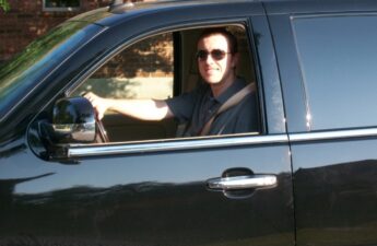 Michael MJ The Terrible Johnson Driving His Black Cadillac Escalade Picture