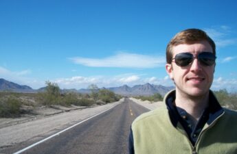 Michael MJ The Terrible Johnson Extraterrestrial Highway near Area 51 Picture