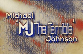 Michael MJ The Terrible Johnson Red White and Blue Logo