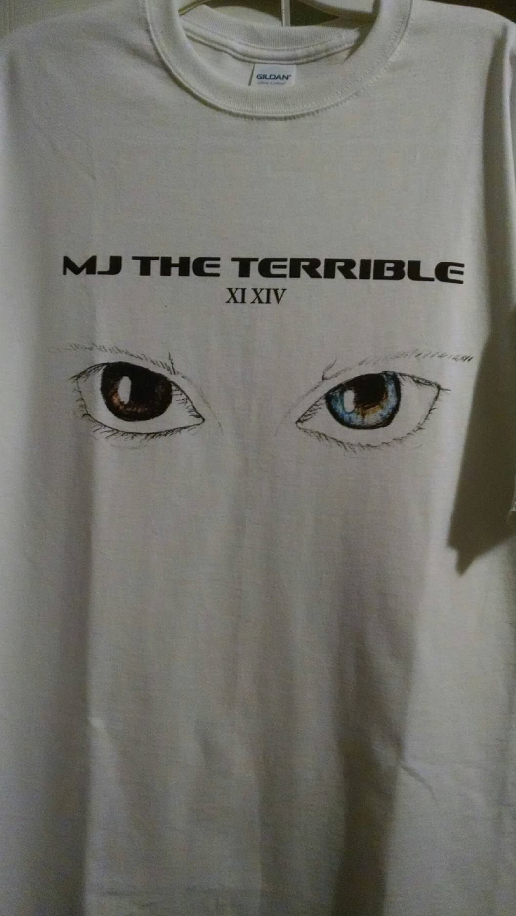 Michael MJ The Terrible Johnson XI XIV 1114 One Blue Eye One Brown Eye T-Shirt Picture