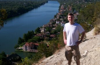 Michael MJ The Terrible Johnson at Mount Bonnell in Austin Texas Picture