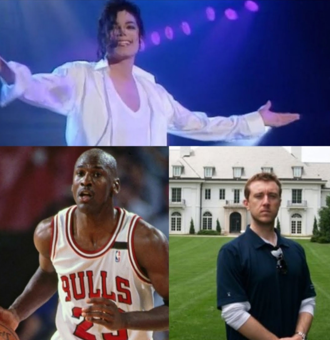 The 3 MJs Michael Jackson Michael Jordan and Michael MJ The Terrible Johnson Collage