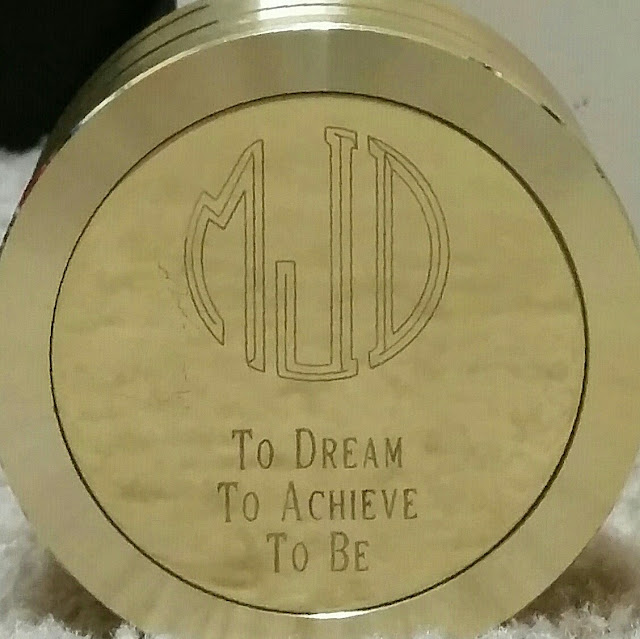 MDJ TO DREAM TO ACHIEVE TO BE Gold Alarm Clock Graduation Gift Photo