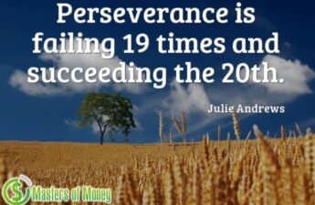 Masters of Money LLC Logo Branded Julie Andrews Picture Quote