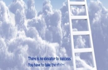 Masters of Money LLC You Have To Take The Stairs Ladder Quote Picture