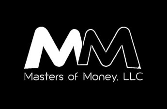 Masters of Money LLC - Black and White Big MM Logo Graphic