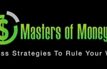Masters of Money LLC Success Strategies To Rule Your World Black & Green Logo