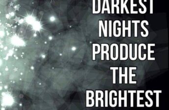 Masters of Money LLC Logo Branded The Darkest Nights Produce The Brightest Stars Quote Picture