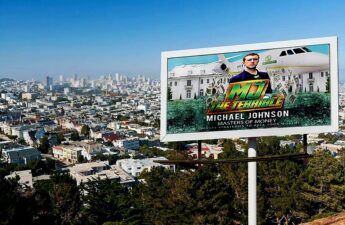 Michael "MJ The Terrible" Johnson Masters of Money LLC Billboard SF City Background Photo