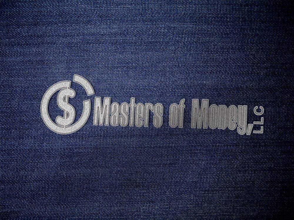 Masters of Money LLC Logo Embossed Denim Photo