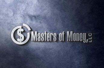 Masters of Money LLC Logo Placement on Faux Finish Wall Photo