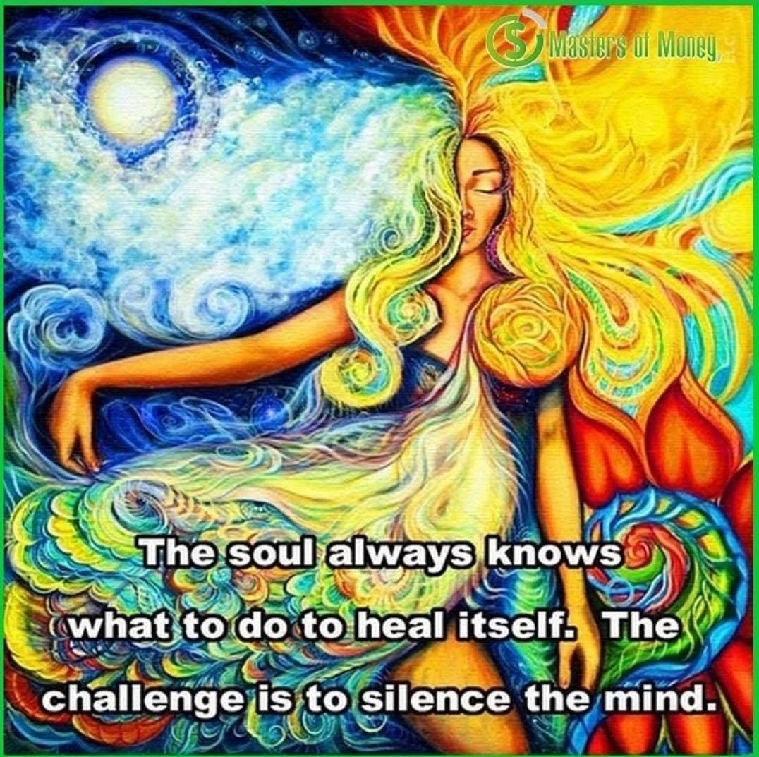 Masters of Money LLC The Soul Knows The Challenge Is The Mind Picture Quote