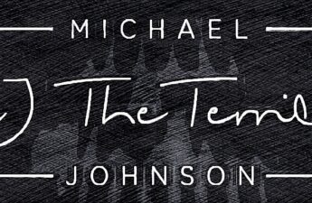 Michael "MJ The Terrible" Johnson Denim Background Logo Graphic