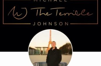 Michael "MJ The Terrible" Johnson Logo and Photo Graphic