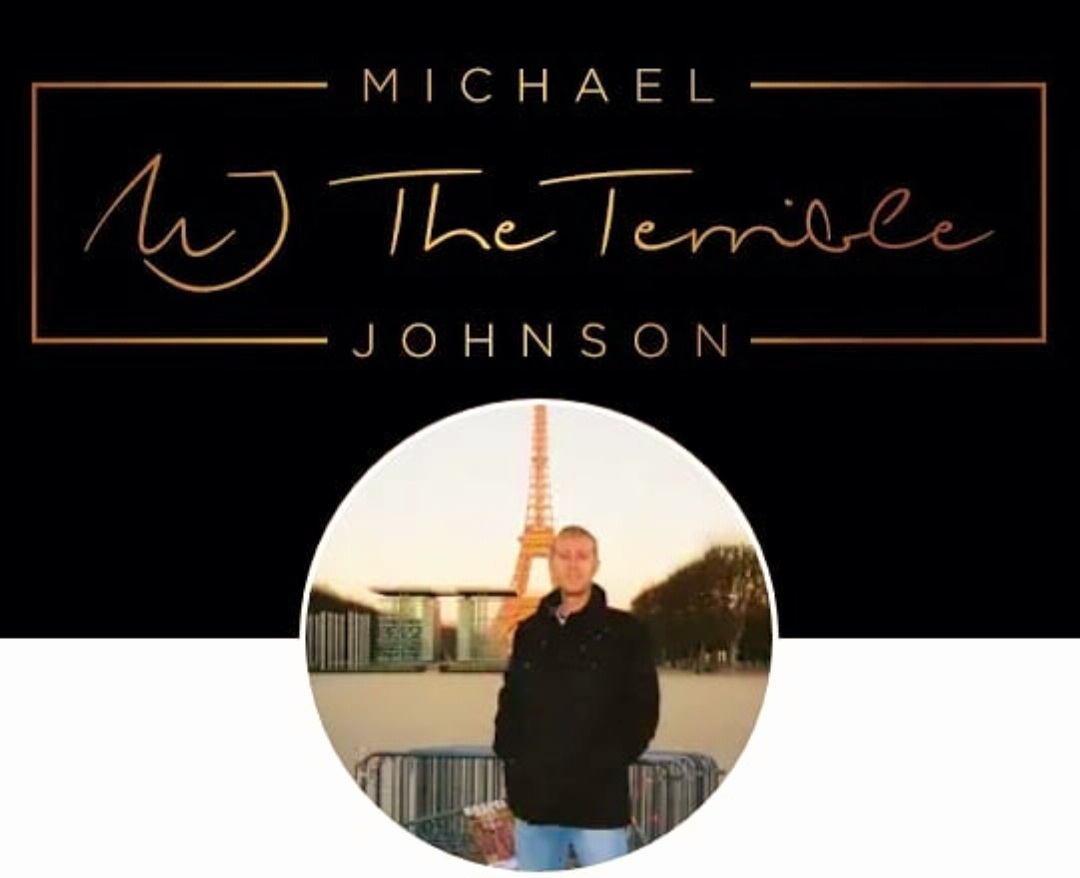 Michael "MJ The Terrible" Johnson Logo and Photo Graphic