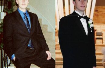 Michael "MJ The Terrible" Johnson Wearing Suit and Tuxedo Photo Collage