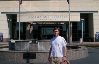 Michael "MJ The Terrible" Johnson at George Bush Presidential Library in College Station Texas Photo