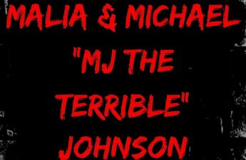 Malia and Michael "MJ The Terrible" Johnson Red Black and Grey Graphic