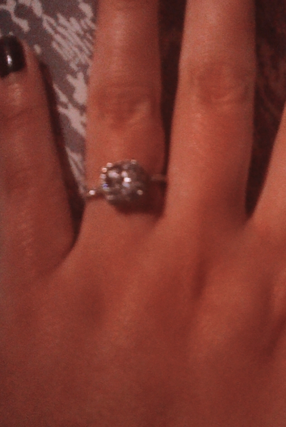 Malia Johnson Circle Diamond Ring Photo
