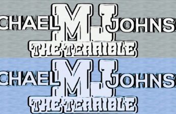 Michael "MJ The Terrible" Johnson Big MJ Double Logo Collage